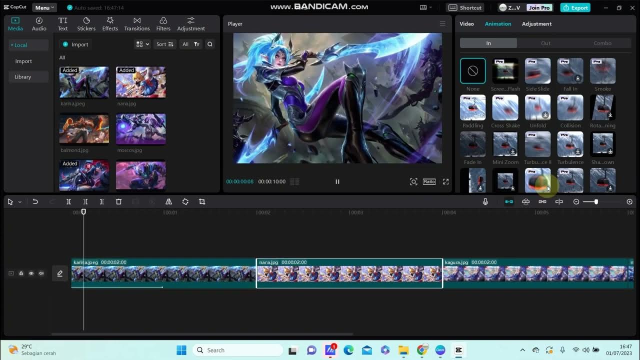 Super Easy Tutorial in CapCut PC! How Can You Add Side Slide Effect in