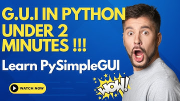 GUI in Python under 2 Minutes