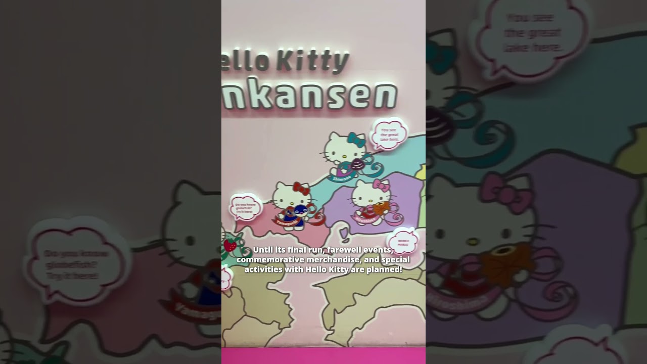 Bye-bye Hello Kitty Shinkansen 😭🇯🇵