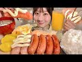 ASMR Tarako Mayo Sausage Grilled Salmon Cheese Omelet Tonjiru【Mukbang】【English Subtitles】