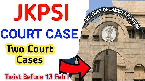 JKPSI Court Case Update: Two Active Cases — Big Twist Before 13 Feb Hearing!