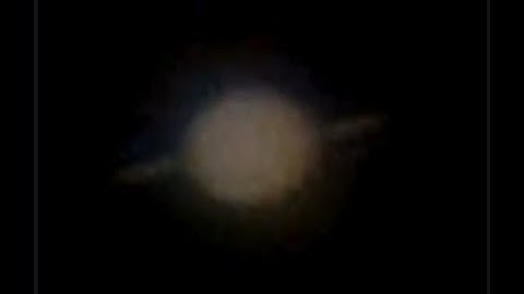 saturn live through my telescope