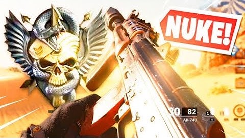 AK74u "NUCLEAR" GAMEPLAY in BLACK OPS COLD WAR - (BEST AK74u CLASS SETUP)