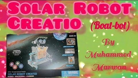 Solar Robot 12 in 1 Educational Kit Boat-Bot (slow)