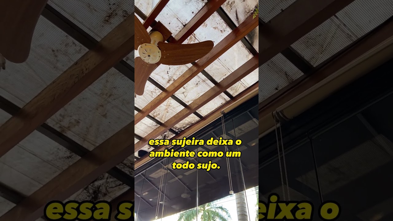 Telhado com policarbonato