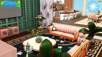 Rich Family Penthouse!! || Sims 4 Decor to the Max Kit || Speed Build || No CC