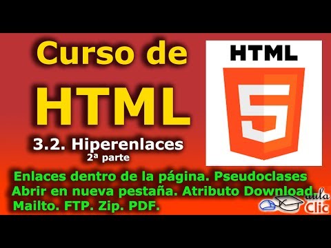 Curso  de HTML  y CSS. 3.2. Hiperenlaces. 2ª parte.