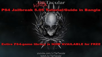 PS4 Jailbreak 5.05 Tutorial/Guide in Bangla