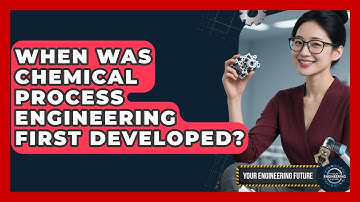 When Was Chemical Process Engineering First Developed? - Your Engineering Future