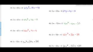 Chapter 8 Concept 4., Multiplying binomials with binomials SSS Solutions