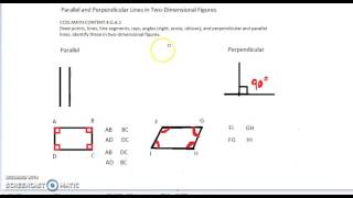 How to Identify Parallel Lines and Perpendicular Lines in Two-dimensional Figures