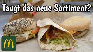 Neue McDonald's Frühstück Produkte probiert