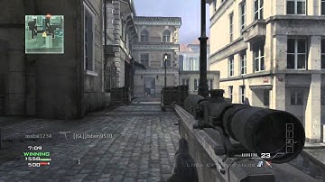 mw3 sniper double kill