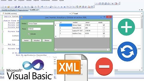 CRUD en archivo XML con VB.NET (Usando XmlDocument)