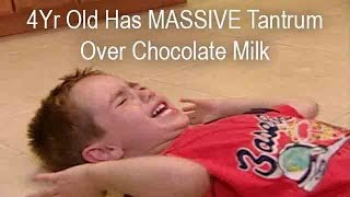 Boy Throws a MASSIVE Tantrum Over Chocolate Milk | Supernanny