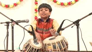 Atharva Lohar performing Tabla solo at SubUrban Music Circle on 10 Nov 2019.