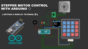 Stepper Motor Control with Arduino ⚙️ | Keypad & OLED Display Setup 🎛️🚀
