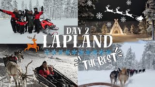 A MAGICAL DAY! HUSKY RIDE, REINDEER SLEIGH RIDES, SNOWMOBILES & MORE! LAPLAND FINLAND - DAY 2