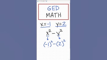 GED Math – QUICK Practice!