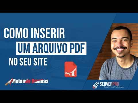 Vídeo: Como Inserir Pdf Em Um Site