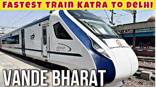 Vande Bharat Express FIRST JOURNEY || Katra to Delhi Vande Bharat CC Class 🤑🤑