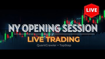 LIVE Futures Trading | NY Open Using QuantCrawler + TopStep
