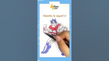 How to Draw Optimus Prime | Easy Drawing Tutorial for Kids | Drawing Eazy