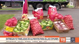 Huasos de Chile entregan 113 toneladas de alimentos para ollas comunes