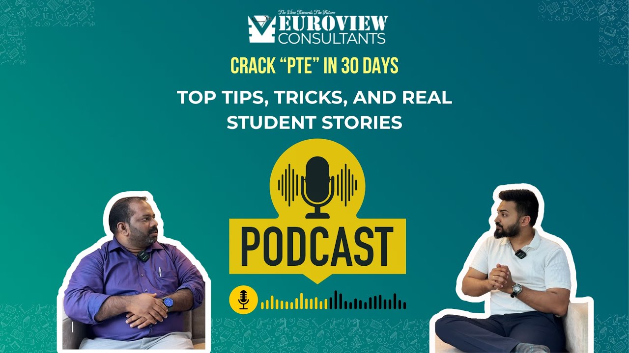 🎧 Discover the latest PTE updates & expert tips — tune in now! Join Euroview Academy