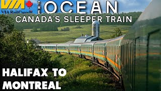 24hrs in a PRIVATE SLEEPER CABIN  VIA Rail The Ocean | Halifax to Montreal