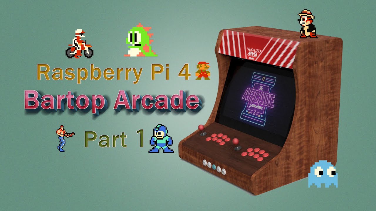 Bartop Arcade Machine Build with Raspberry Pi 4 - YouTube