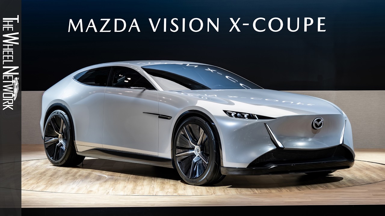Mazda Vision X-Coupe Reveal – роторный электрический спортивный седан