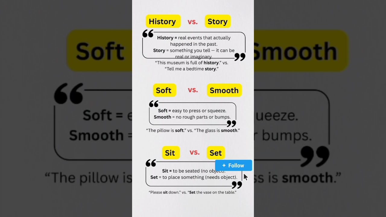 same meaning but different words # new vacabulary # learning