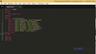 Cara Membuat Tag Datalist dan Atribut List yang Benar di HTML