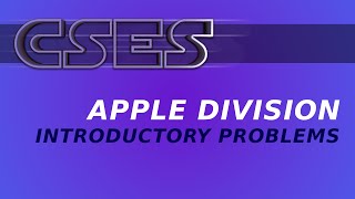 Apple Division Solution || CSES Problem Set || Recursive Solution