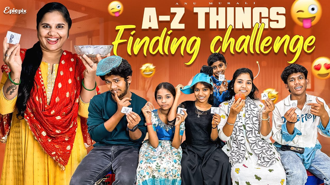 A-Z things finding challenges ||Anu Murali Videos|| #comedy #trending #funny #challenge #shorts 