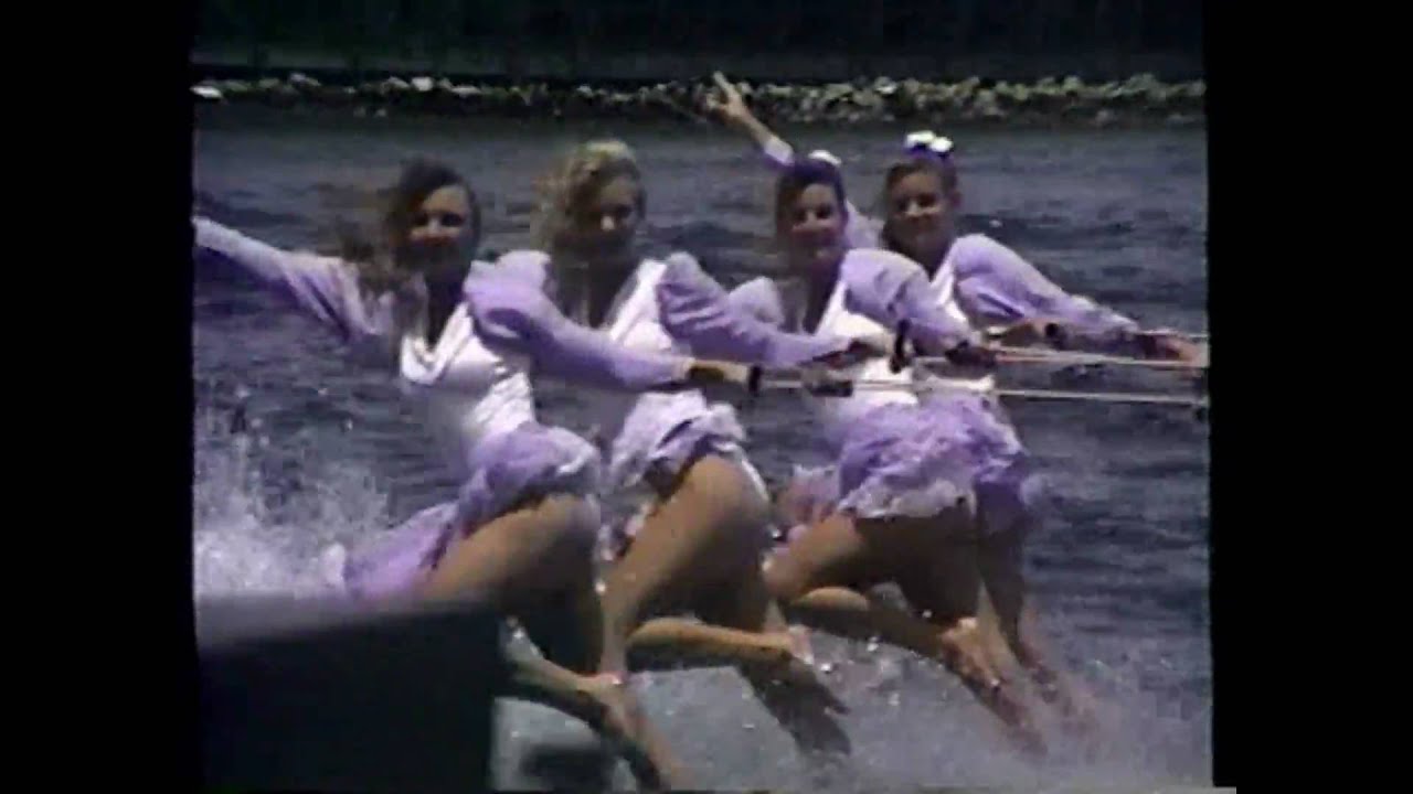 Florida Water Ski show clips Sea World 1993 YouTube