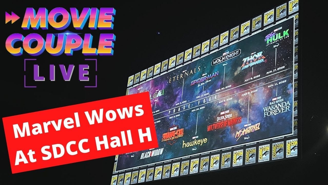 🔴 Livestream Marvel Wows At SDCC Hall H YouTube