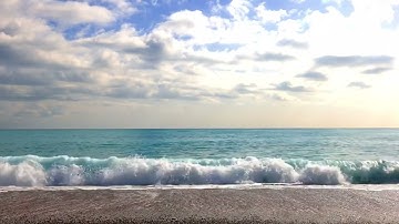 سورة الفاتحه بصوت القارئ أحمد العجمي مع صوت البحر الهادئ