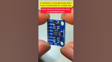MPU6050 6-axis Motion Sensor Specifications 👋 Electronics Project 🔥🔥 #shorts #electroeshu #diy