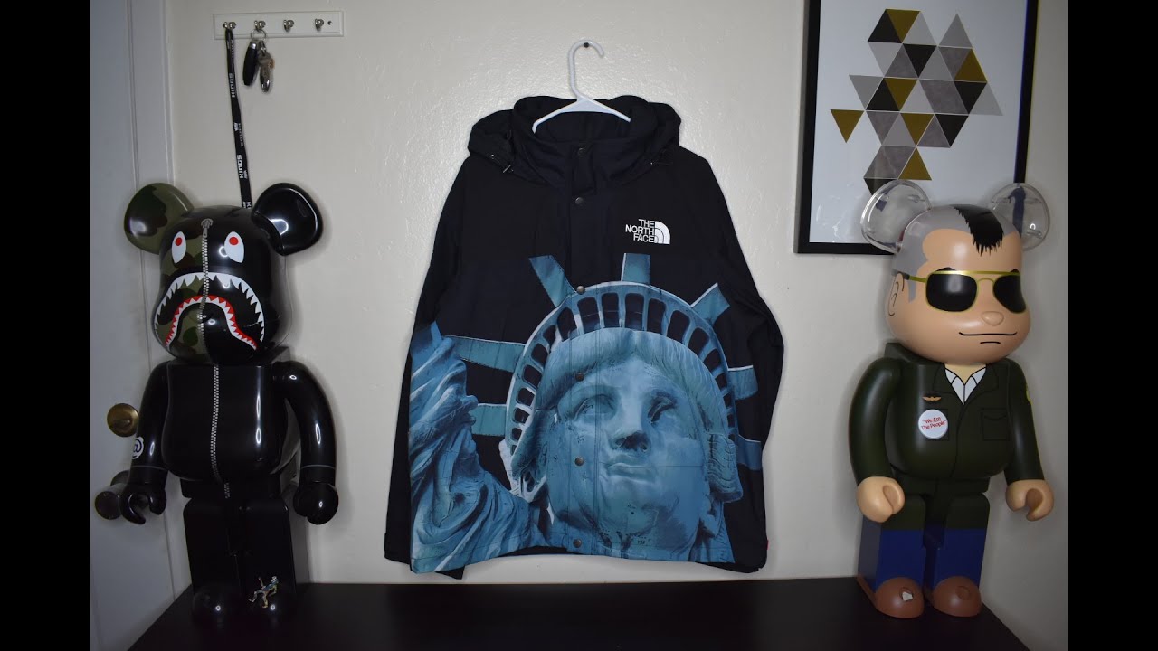 STATUE OF LIBERTY ON A JACKET!?!? (TNF x SUPREME MTN. JACKET 
