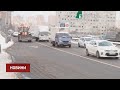 Наслідки негоди: в центрі Києва зіткнулися десять автівок