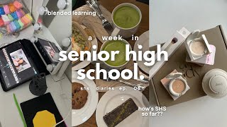 a week in senior high school 🍵  blended learning + homebody days | shs diaries
