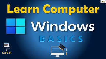 Windows 10: Basic Features Desktop, Icons and Taskbar || Computer Basics