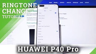 How to Change Ringtone in HUAWEI P40 Pro – Find Ringtone List