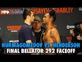 Usman Nurmagomedov vs. Benson Henderson Final Faceoff For Title Fight/Grand  Prix | Bellator 292