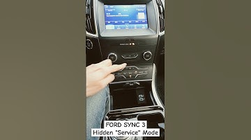 Ford SYNC 3 - How to enter "hidden" Dealer Service Menu #ford #edge #explorer #expedition #escape