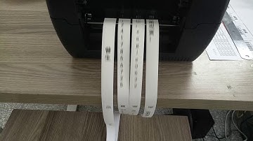 TSC TTP-244 How print ribbon more lines one time