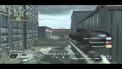 1V1 Quick scope game cod4