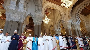 تراويح 1440/2019 الليلة 27 للقارئ الشيخ عمر القزابري من داخل المسجد من سورة الأعلى الى المسد